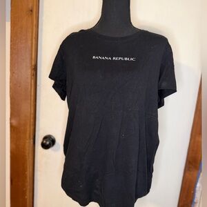Banana Republic Black Short Sleeve Tee